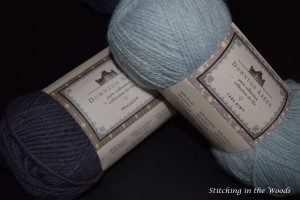 Branson in Slate Blue and Syblil in Blue Mist