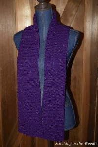 Lady Mary scarf in Dahlia Shimmer