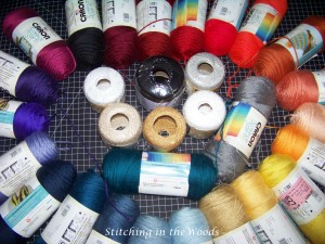 Anniversary blanket yarn and thread